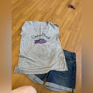 Laguna Beach Grey Graphic Tee